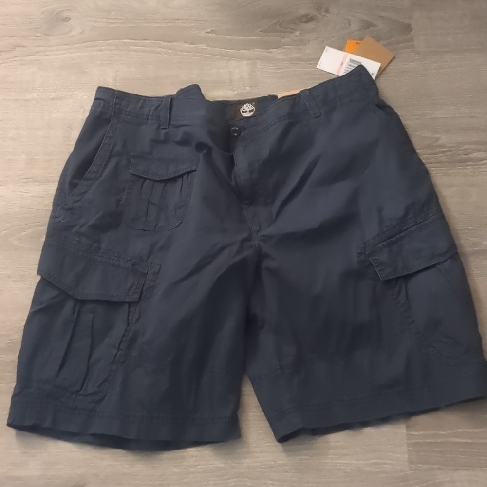 Timberland blue cargo shorts size 40